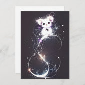 Cute Mouse Unique Christmas Cards シーズンカード (正面/裏面)