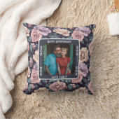 Cute Mr And Mrs Vow Renewal Throw Pillow クッション (ブランケット)