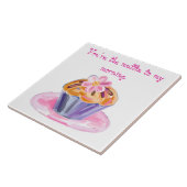 Cute Muffin with Flower Topping タイル (側面)