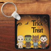 Cute mummy, Frankenstein, Dracula, werewolf    キーホルダー (正面)