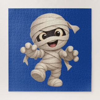 Cute Mummy Halloween Cartoon Illustration ジグソーパズル