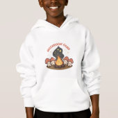 Cute Mushroom Campfire Illustration T-Shirt (正面)