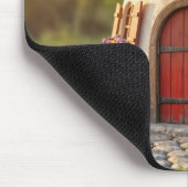 Cute Mushroom Cottage マウスパッド (コーナー)