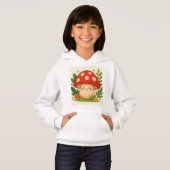 Cute Mushroom Hoodie for Kids (正面フル)