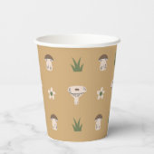 Cute Mushroom Pattern Paper Cups 紙コップ (裏面)