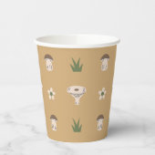 Cute Mushroom Pattern Paper Cups 紙コップ (左)
