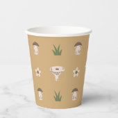 Cute Mushroom Pattern Paper Cups 紙コップ (正面)