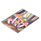 Cute Mushrooms | Watercolor Forest ノートブック (左側)