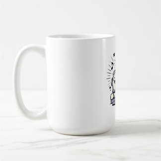 Cute Music Lover – Fun Cartoon Coffee Mug コーヒーマグカップ