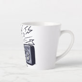 Cute Music Lover – Fun Cartoon Coffee Mug 01 カフェラテマグ (右)