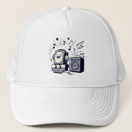 Cute Music Lover – Fun Cartoon Music Cap キャップ