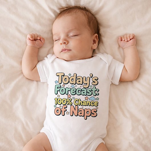 Cute Nap Time Baby Bodysuit ベビーボディスーツ