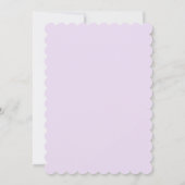 Cute Narwhal fish Pattern Watercolor Under the Sea セーブザデート (裏面)