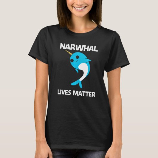 Cute Narwhal For Men Women Narwhale Narwhal Tusk Tシャツ (正面)