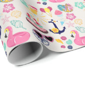 Cute Nautical Birthday ラッピングペーパー (ロールコーナー)