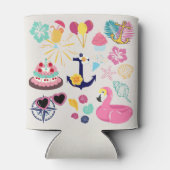 Cute Nautical Birthday 缶クーラー (裏面)