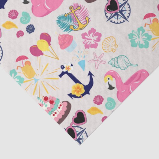 Cute Nautical Birthday 薄葉紙 (詳細)