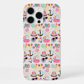 Cute Nautical Birthday iPhoneケース (裏面)