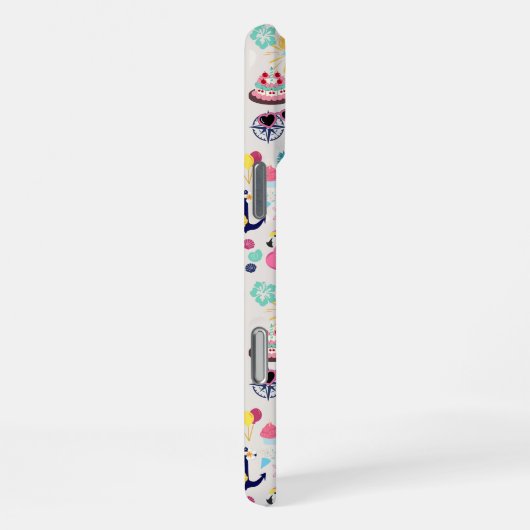 Cute Nautical Birthday iPhoneケース (右側面)