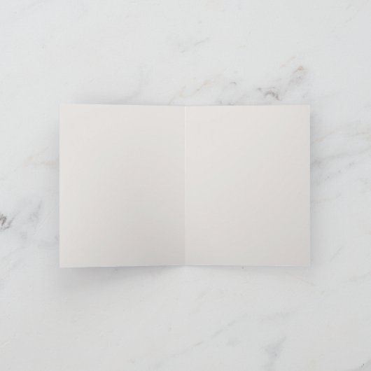 Cute Nautical Blue Baby Elephant Personalized ノートカード (内部)