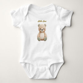 Cute Neutral Bear Newborn Baby Bodysuit ベビーボディスーツ