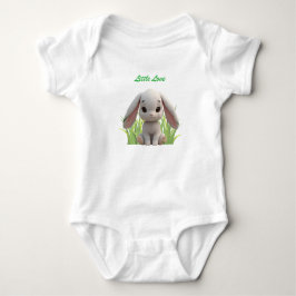 Cute Neutral Bunny Newborn Baby Bodysuit ベビーボディスーツ