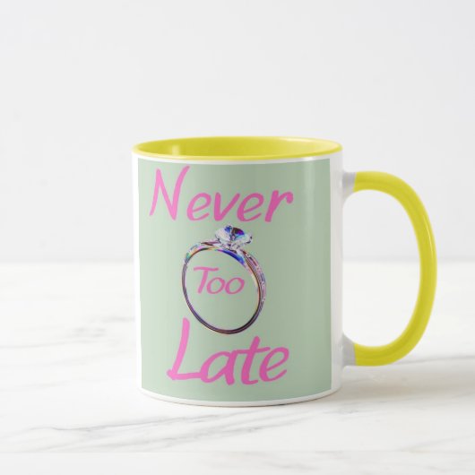 Cute Never Too Late  マグカップ (右)