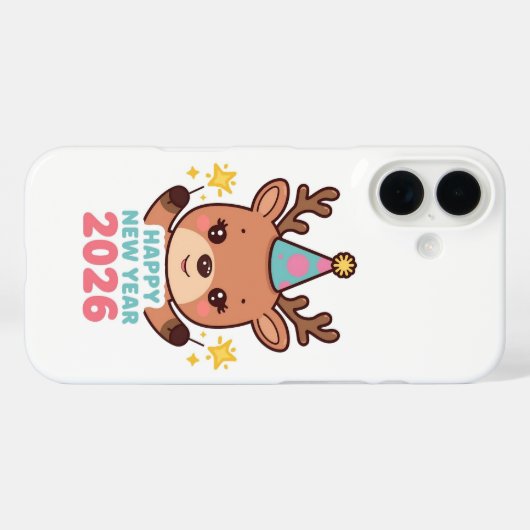 cute new year iphone case 2026 Case-Mate iPhoneケース (裏面 (横))