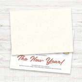 Cute New Year's Eve party Invitation 招待状