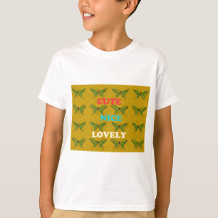 Cute Nie Lovely Vintage Butterfly.png Tシャツ