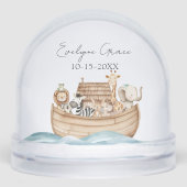Cute Noah's Ark with Custom Baby Name (正面)