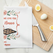 Cute Nonna Gift  キッチンタオル (四つ折り)