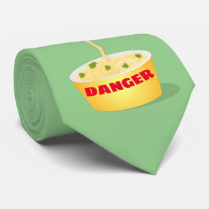 Cute noodles snake cartoon illustration humor ネクタイ