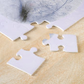 Cute Nordic Fox with Floral Markings ジグソーパズル (側面)