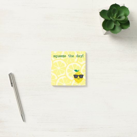 Cute Notepad | Squeeze the Day | Office Notes ポストイット (オフィス)