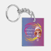 Cute Nurse Cartoon Keychain – Speedy Recovery Gift キーホルダー (正面左)
