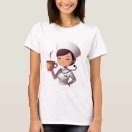 Cute Nurse Coffee Lover Tee Tシャツ