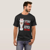 Cute Nurse Paramedic EMT  Alpaca Your Wound Trauma Tシャツ (正面フル)