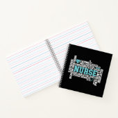 Cute Nurse RN LVN Nursing School Medical ノートブック (内部)