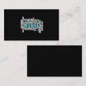 Cute Nurse RN LVN Nursing School Medical 名刺 (正面/裏面)