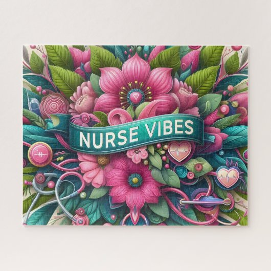 Cute Nurse Vibes ジグソーパズル (横)