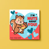 Cute Nuts About You Classroom Valentines Day写真 シーズンカード