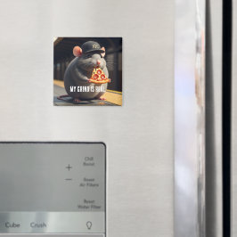 Cute NYC Pizza Rat Subway Legend Magnet マグネット