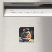 Cute NYC Pizza Rat Subway Legend Magnet マグネット (インサイチュ (食洗機))