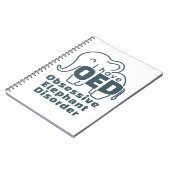 Cute Obsessive Elephant Disorder  ノートブック (左側)