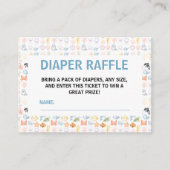 Cute Ocean Under the Sea Animal Baby Shower エンクロージャーカード (正面)