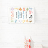 Cute Ocean Under the Sea Animal Baby Shower 横断幕 (インサイチュ)
