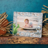 Cute Octopus and Seashells Child's Photo Frame フォトプラーク (側面)