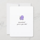 Cute Octopus Birthday Card シーズンカード (正面)