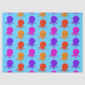 Cute Octopus Drawings Cuistom 薄葉紙 (正面)